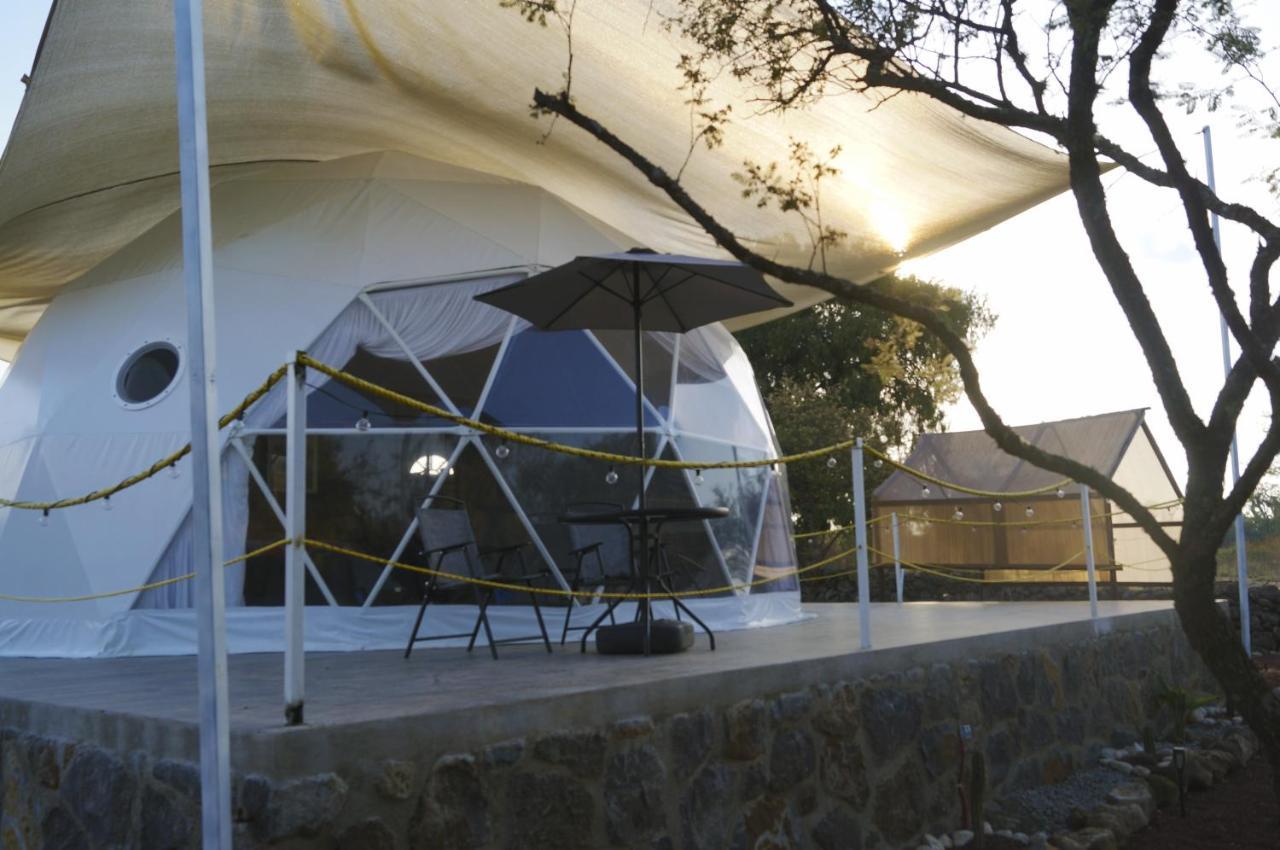 El Gato Glamping Con Vista A Prismas Basalticos Hotel Huasca de Ocampo Bagian luar foto