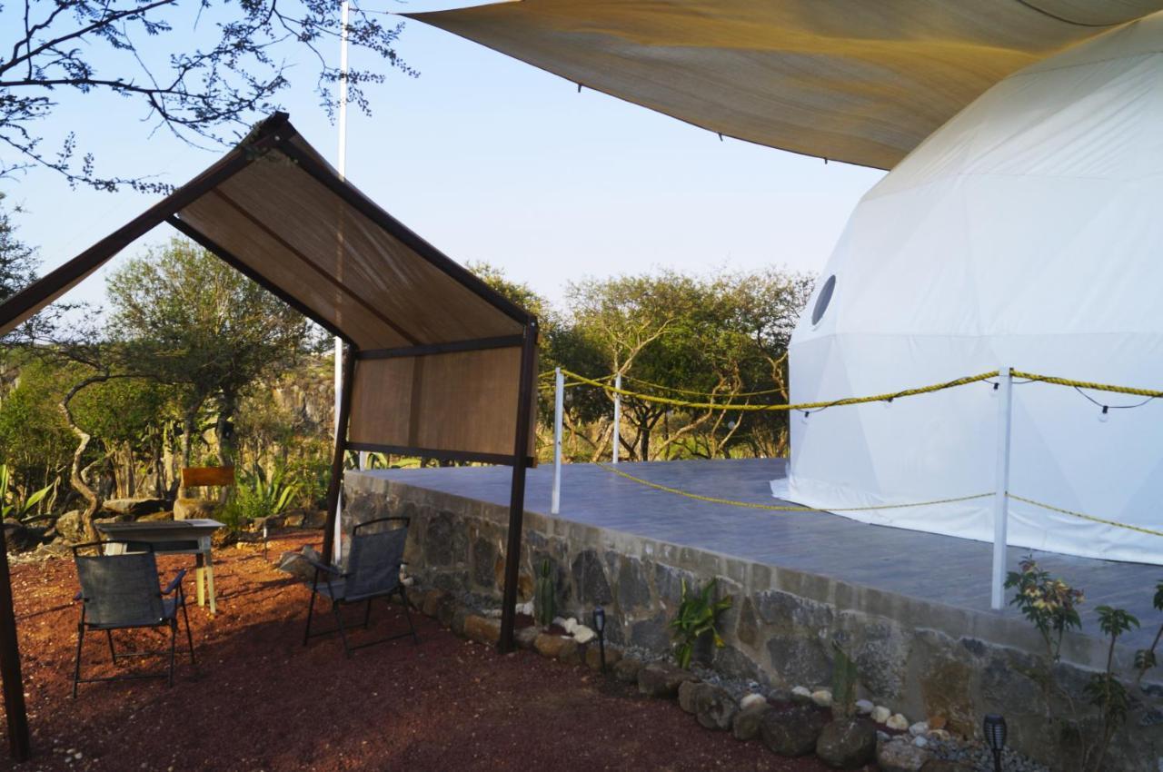 El Gato Glamping Con Vista A Prismas Basalticos Hotel Huasca de Ocampo Bagian luar foto