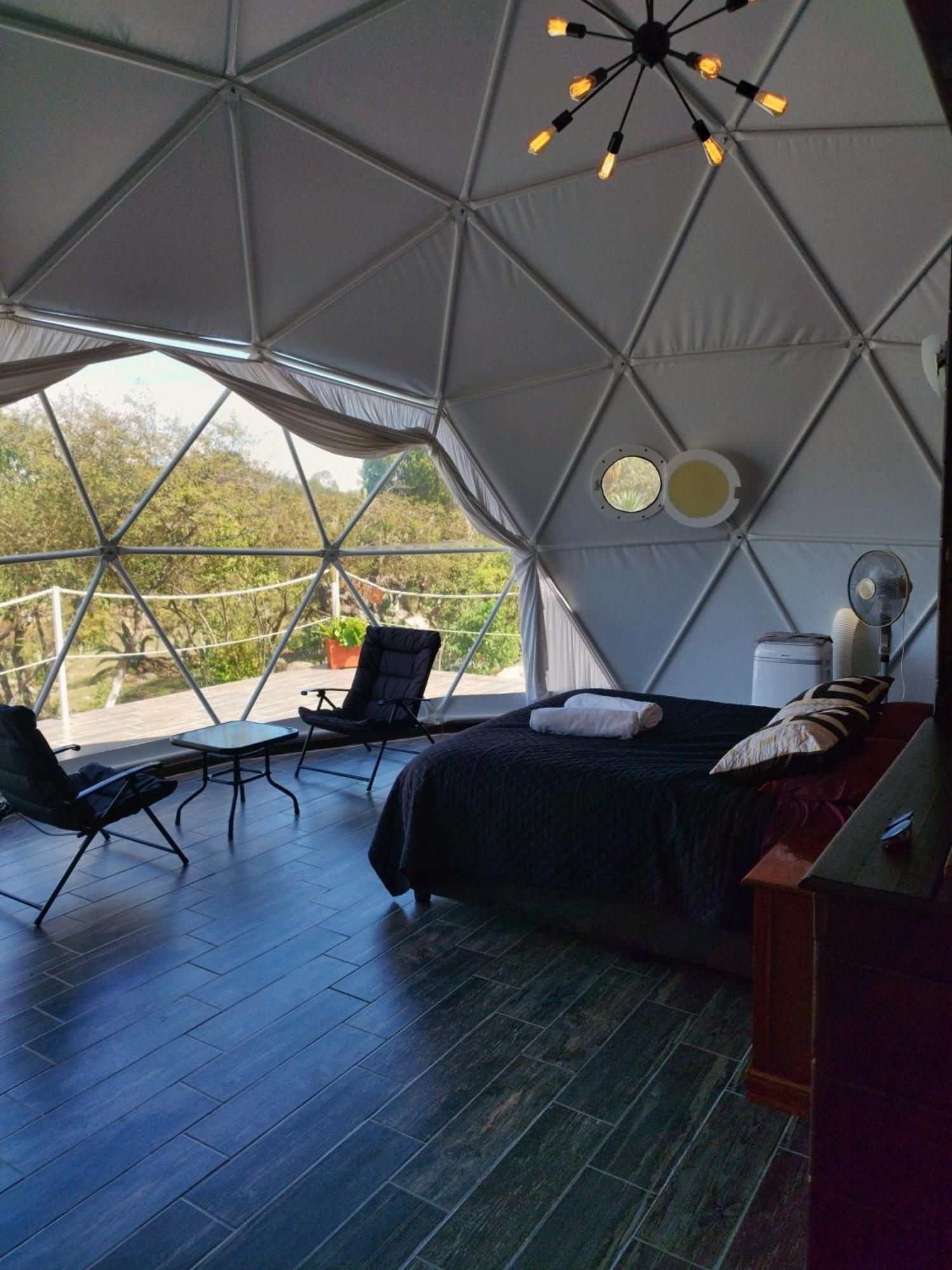 El Gato Glamping Con Vista A Prismas Basalticos Hotel Huasca de Ocampo Bagian luar foto