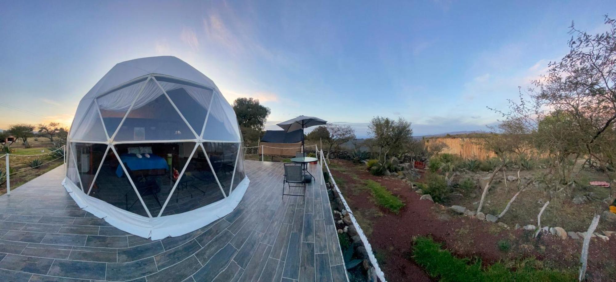 El Gato Glamping Con Vista A Prismas Basalticos Hotel Huasca de Ocampo Bagian luar foto