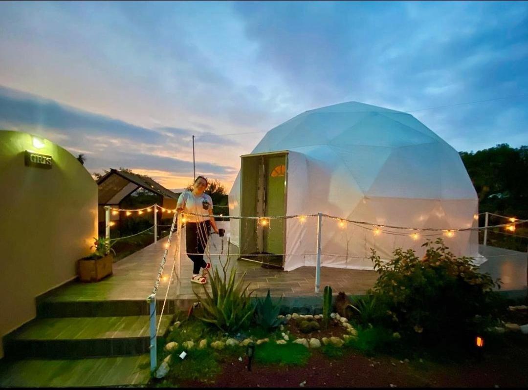 El Gato Glamping Con Vista A Prismas Basalticos Hotel Huasca de Ocampo Bagian luar foto