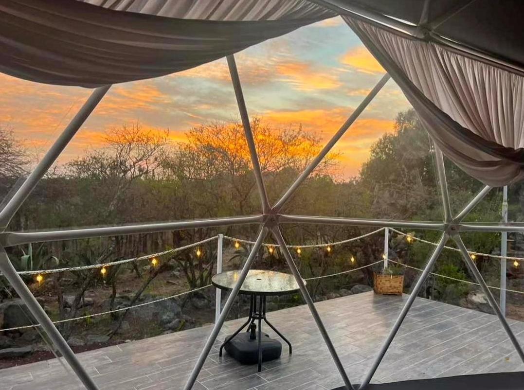 El Gato Glamping Con Vista A Prismas Basalticos Hotel Huasca de Ocampo Bagian luar foto