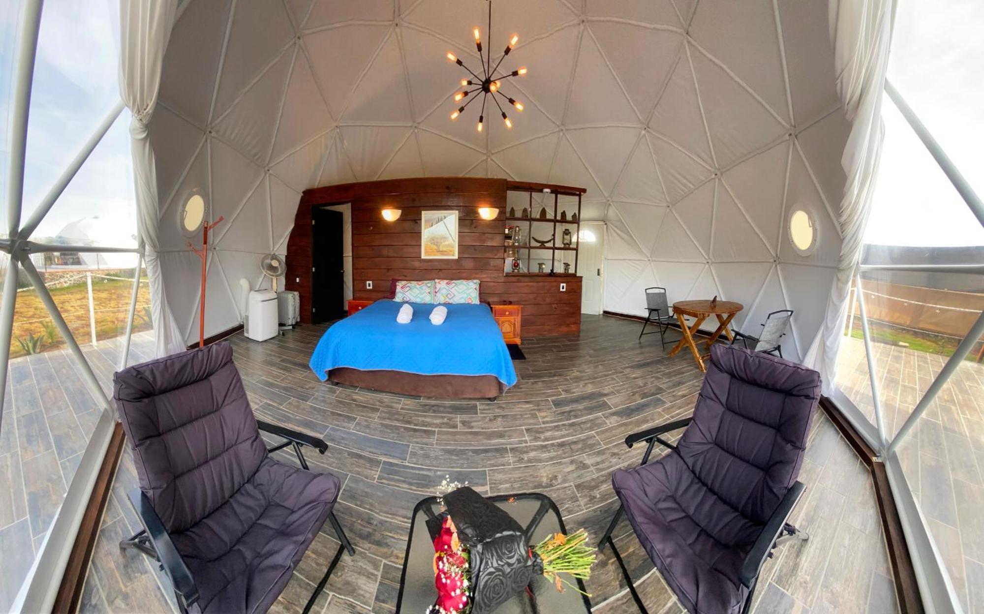 El Gato Glamping Con Vista A Prismas Basalticos Hotel Huasca de Ocampo Bagian luar foto