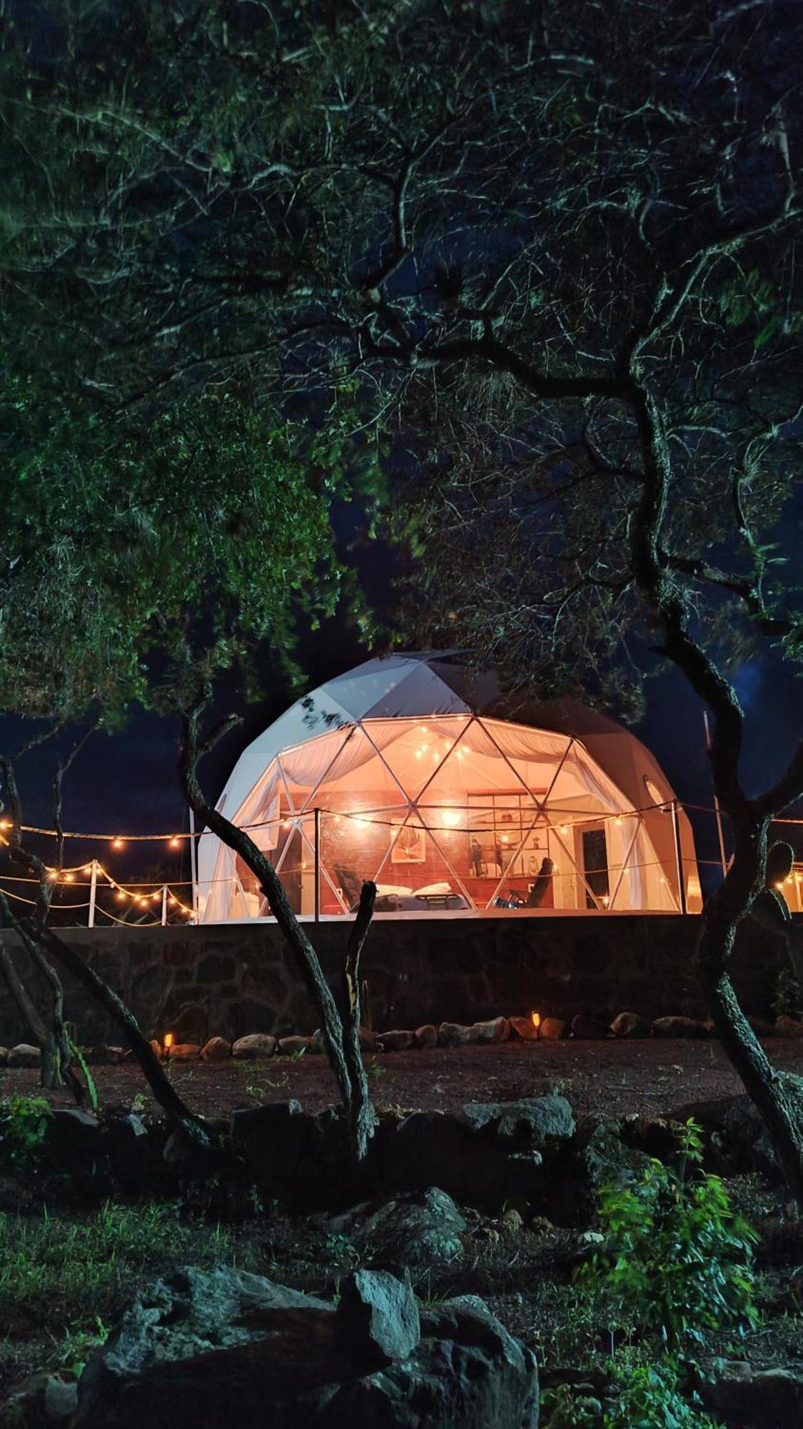 El Gato Glamping Con Vista A Prismas Basalticos Hotel Huasca de Ocampo Bagian luar foto