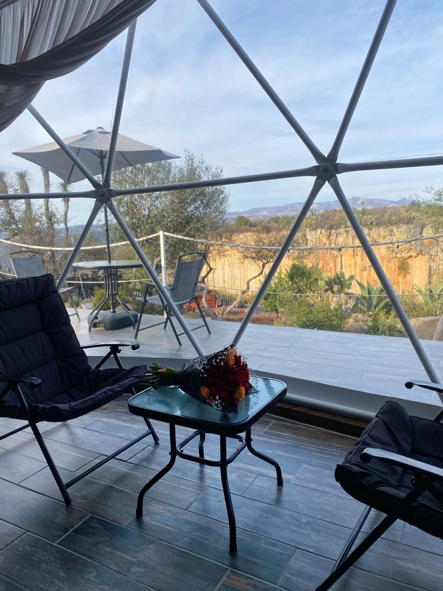 El Gato Glamping Con Vista A Prismas Basalticos Hotel Huasca de Ocampo Bagian luar foto