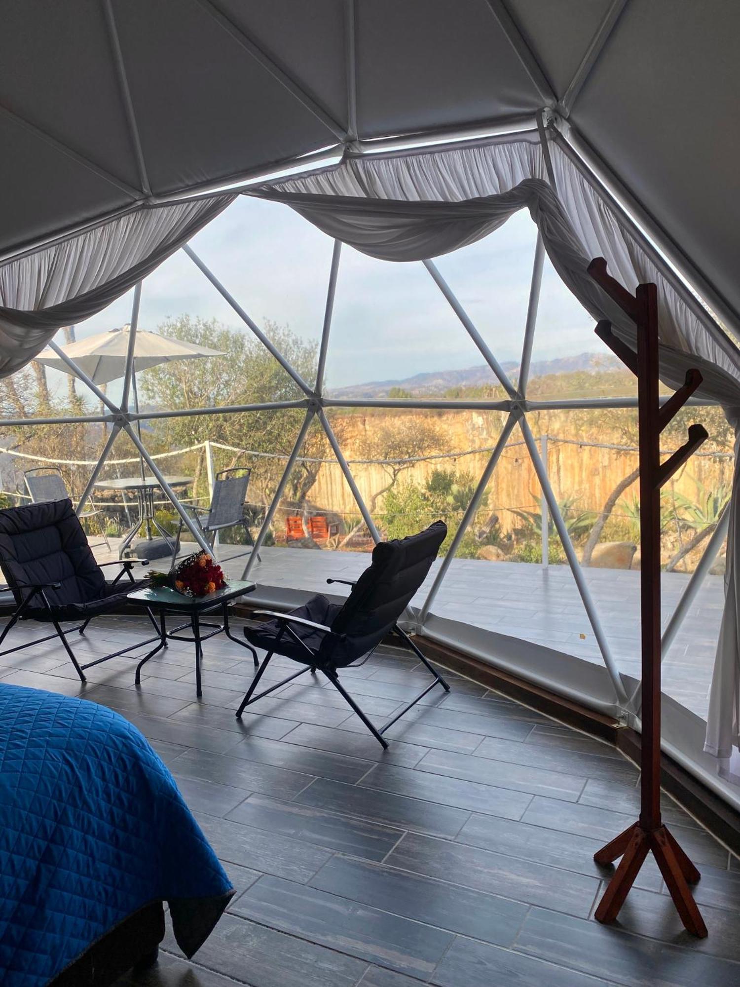 El Gato Glamping Con Vista A Prismas Basalticos Hotel Huasca de Ocampo Bagian luar foto