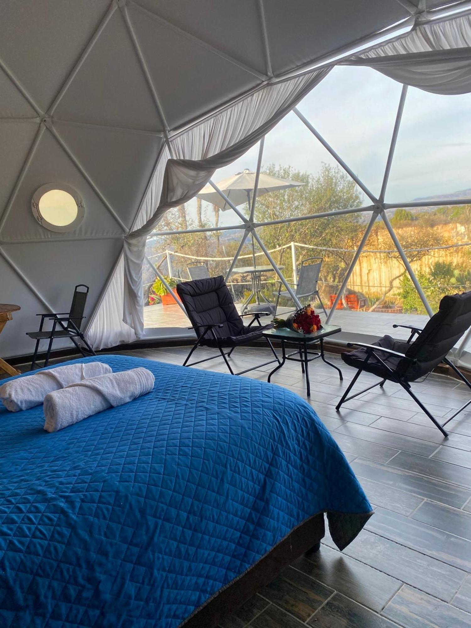 El Gato Glamping Con Vista A Prismas Basalticos Hotel Huasca de Ocampo Bagian luar foto