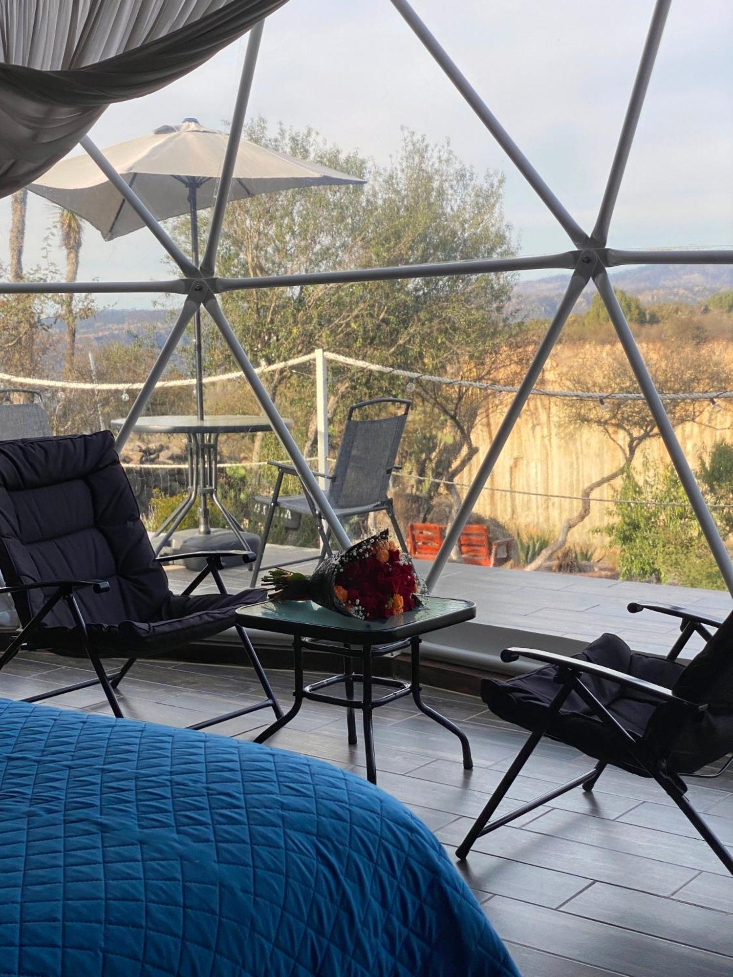 El Gato Glamping Con Vista A Prismas Basalticos Hotel Huasca de Ocampo Bagian luar foto