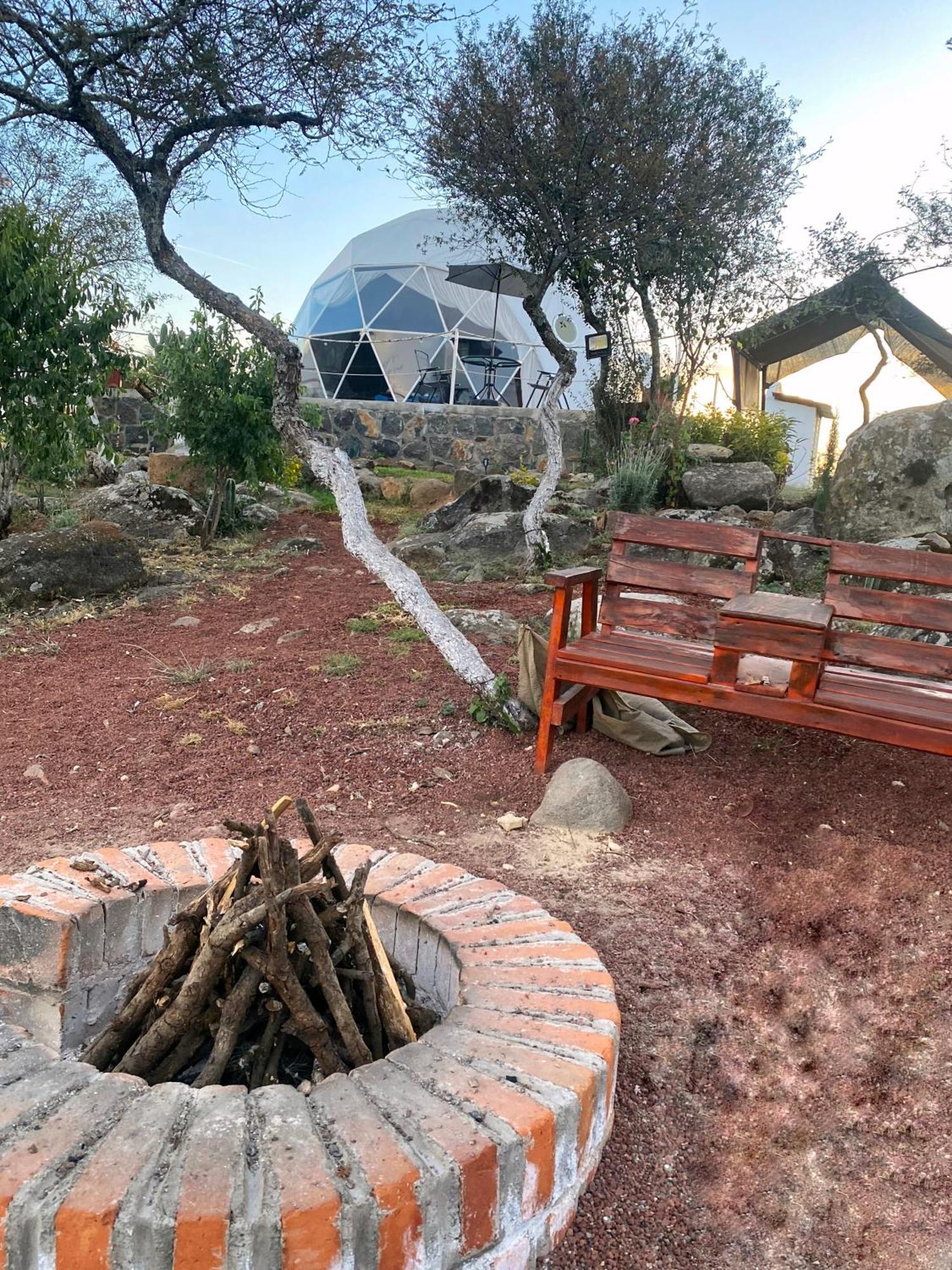 El Gato Glamping Con Vista A Prismas Basalticos Hotel Huasca de Ocampo Bagian luar foto