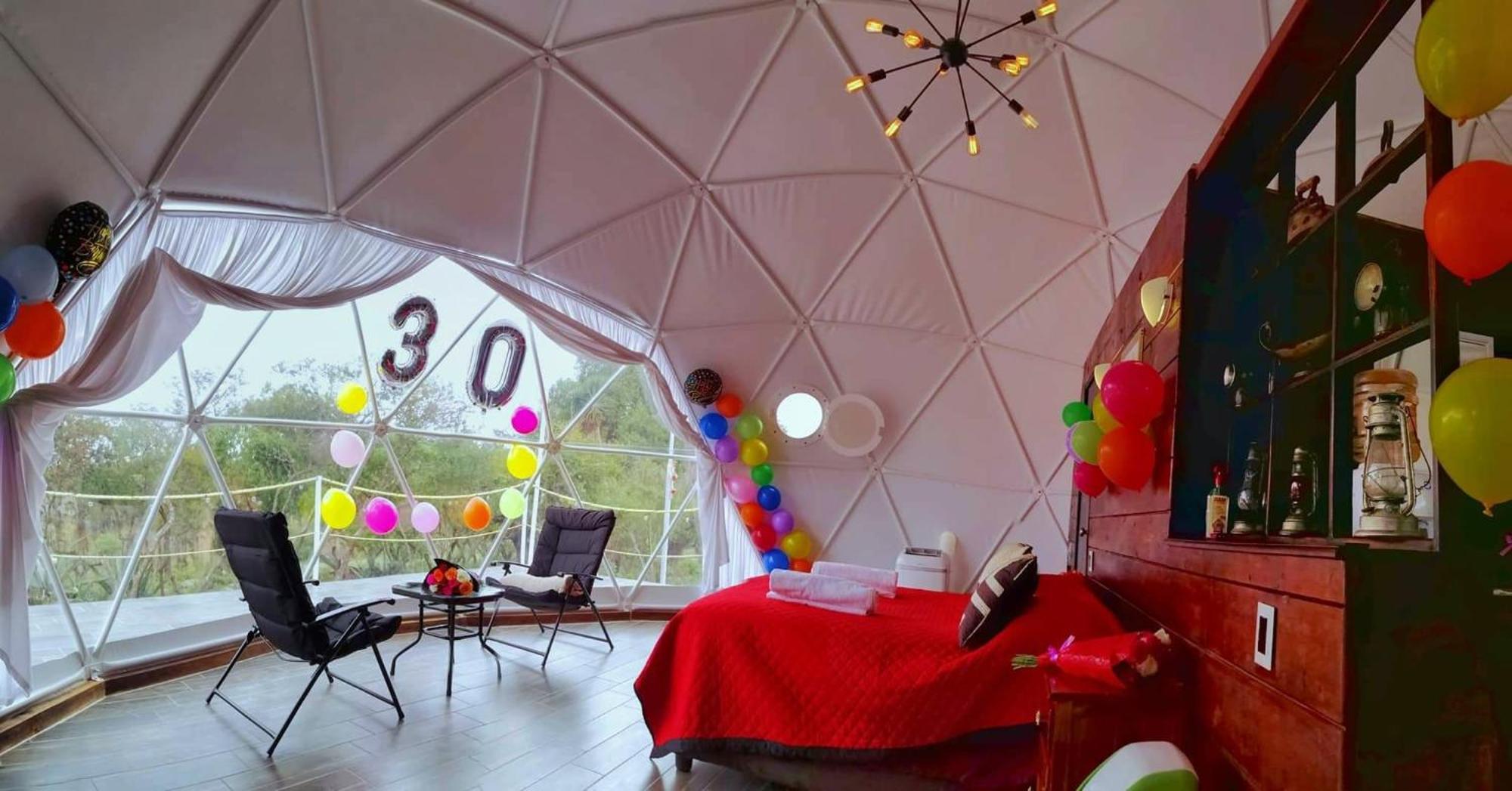 El Gato Glamping Con Vista A Prismas Basalticos Hotel Huasca de Ocampo Bagian luar foto
