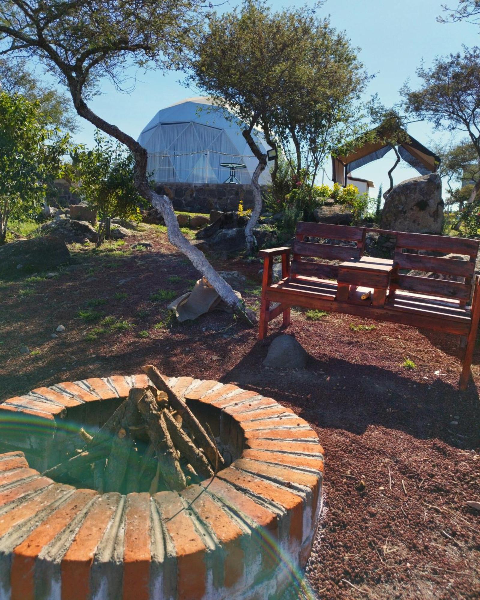 El Gato Glamping Con Vista A Prismas Basalticos Hotel Huasca de Ocampo Bagian luar foto