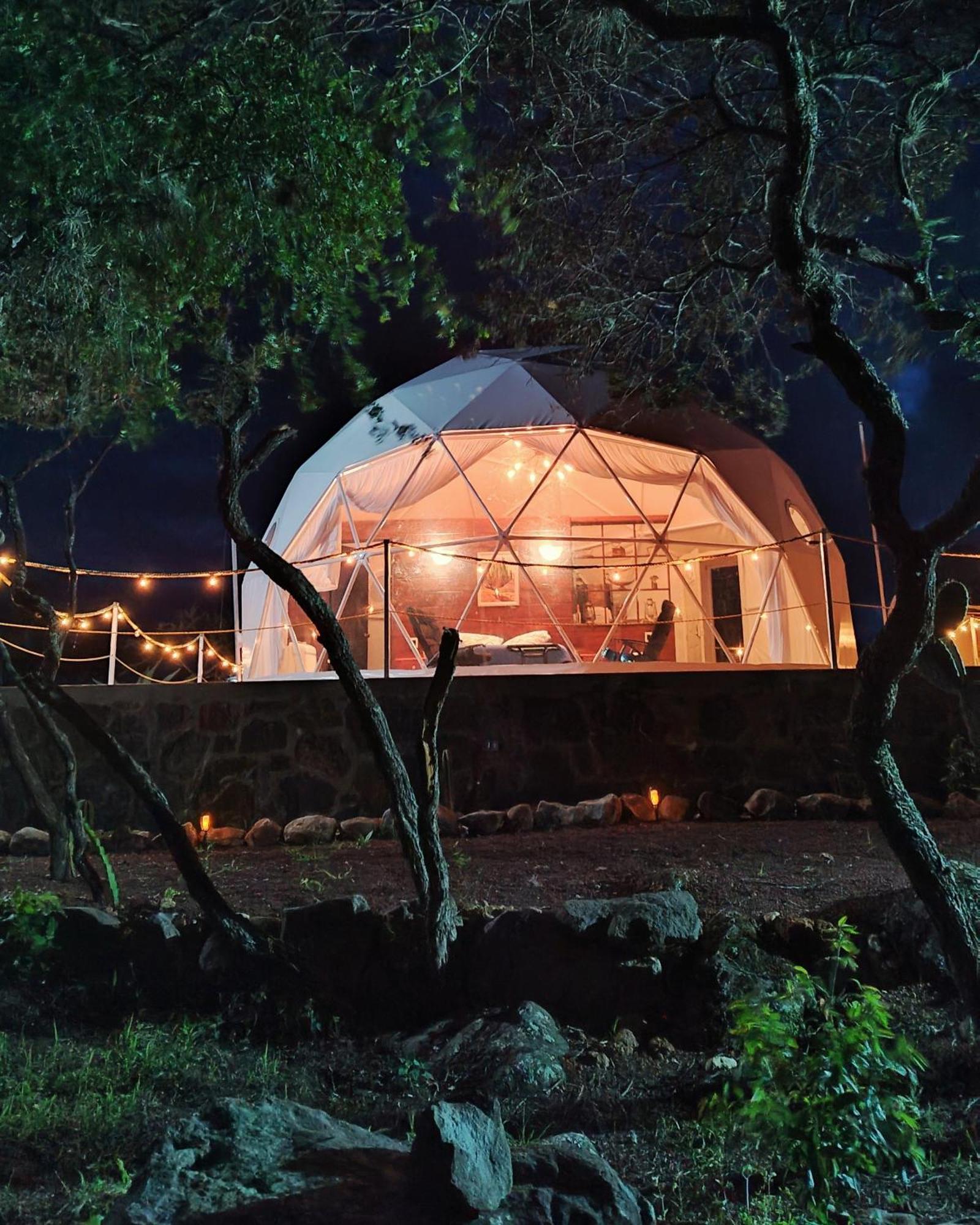 El Gato Glamping Con Vista A Prismas Basalticos Hotel Huasca de Ocampo Bagian luar foto